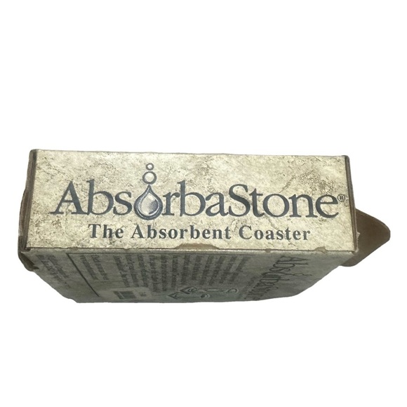 SET OF 4 ABSORBASTONE TILE COASTERS Cork Backed Durable Wine Decor Bar Gift Idea - Picture 3 of 3
